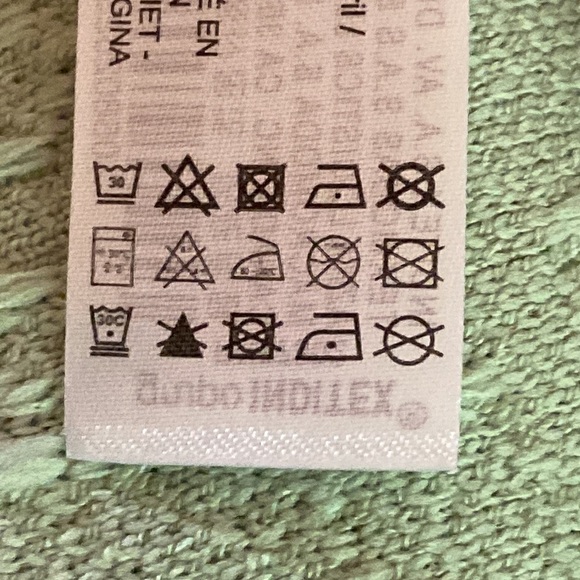 NWT. Zara Green Cropped Jacquard Top. Size M. - Picture 10 of 10